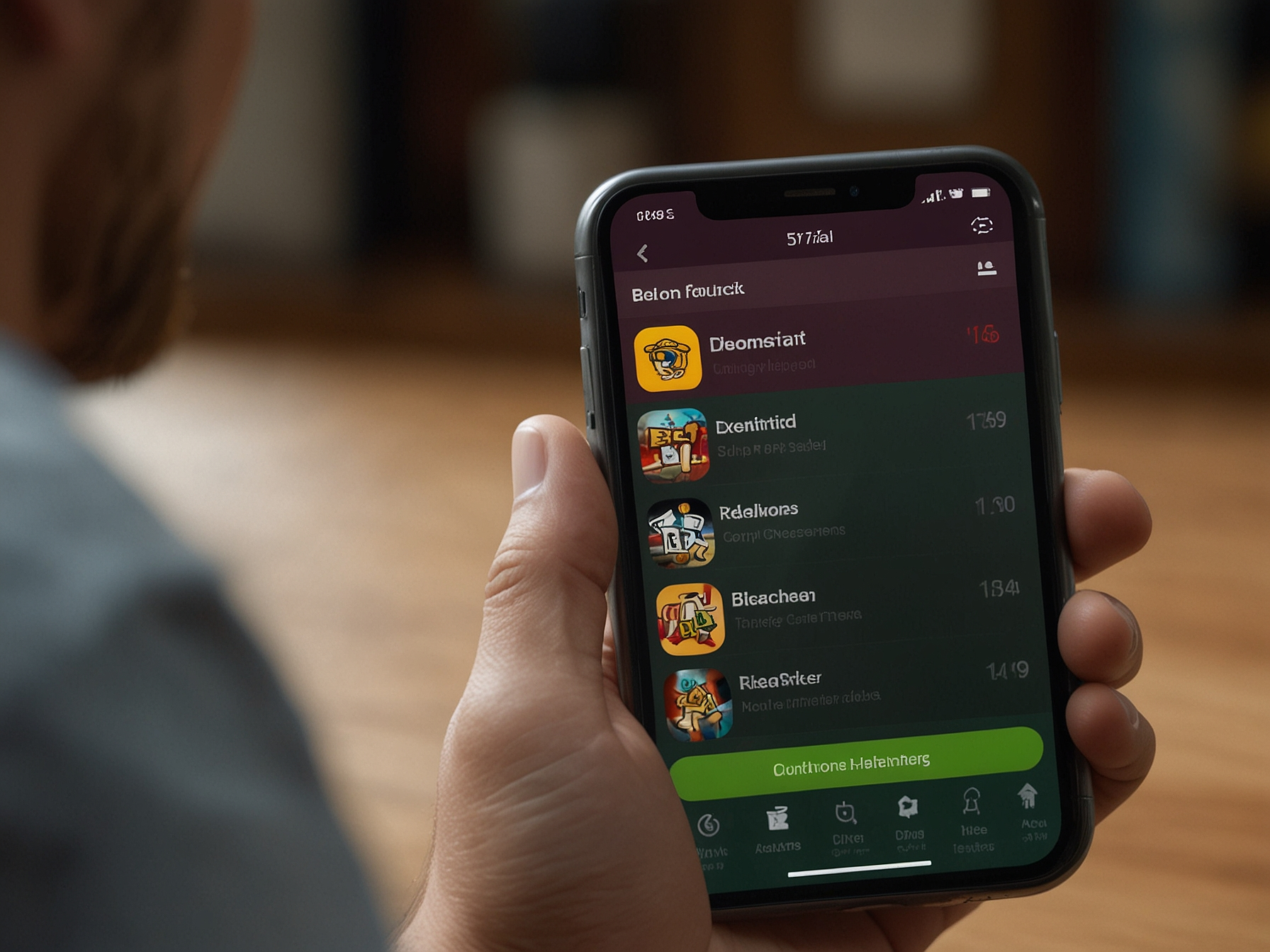 App download and promotion display