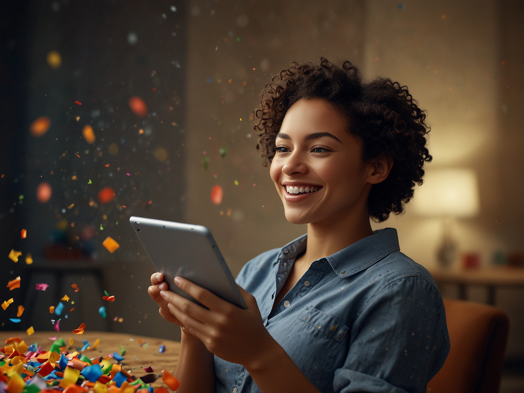 User receiving welcome bonus confirmation