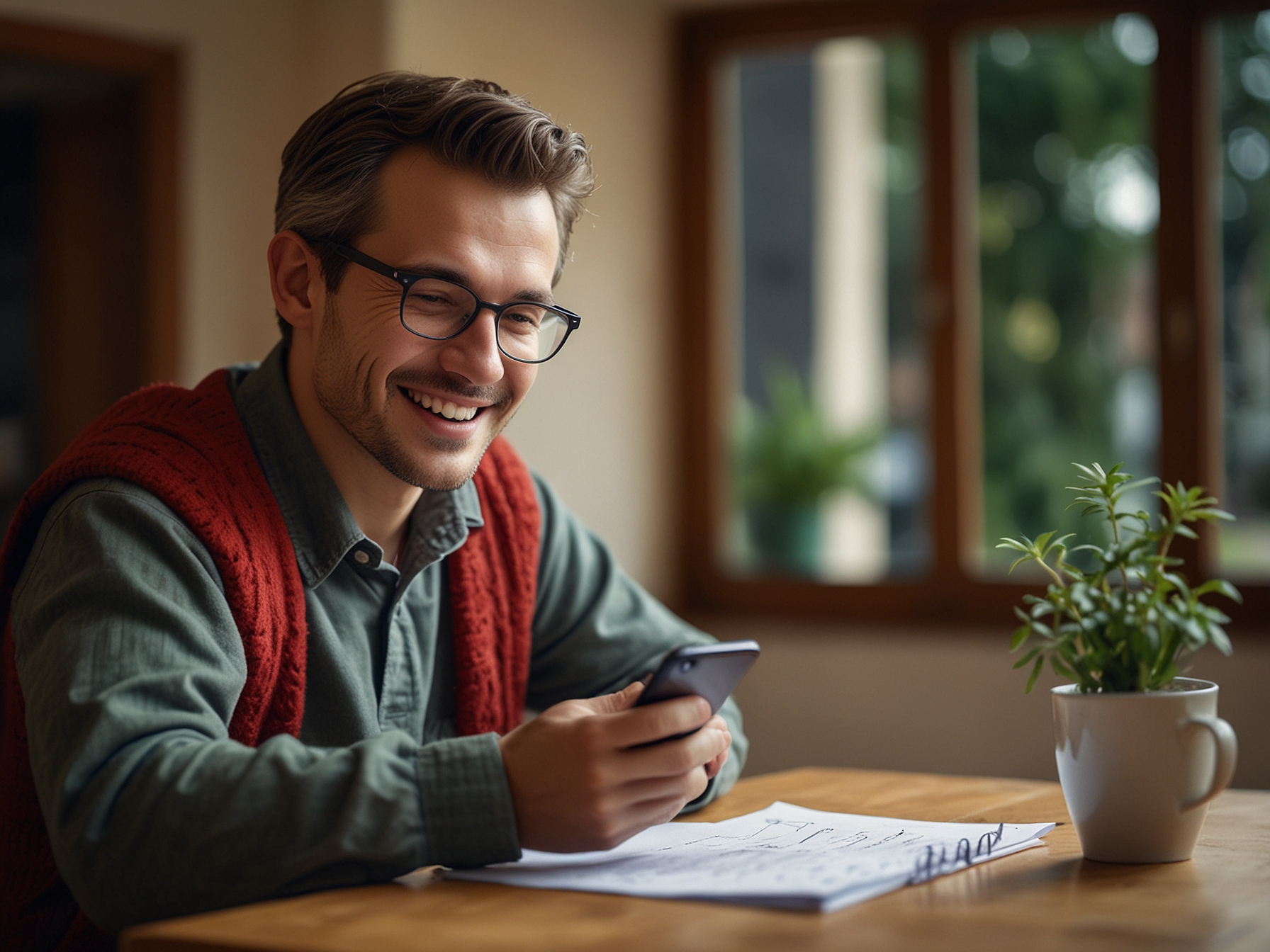 New user registering account on mobile